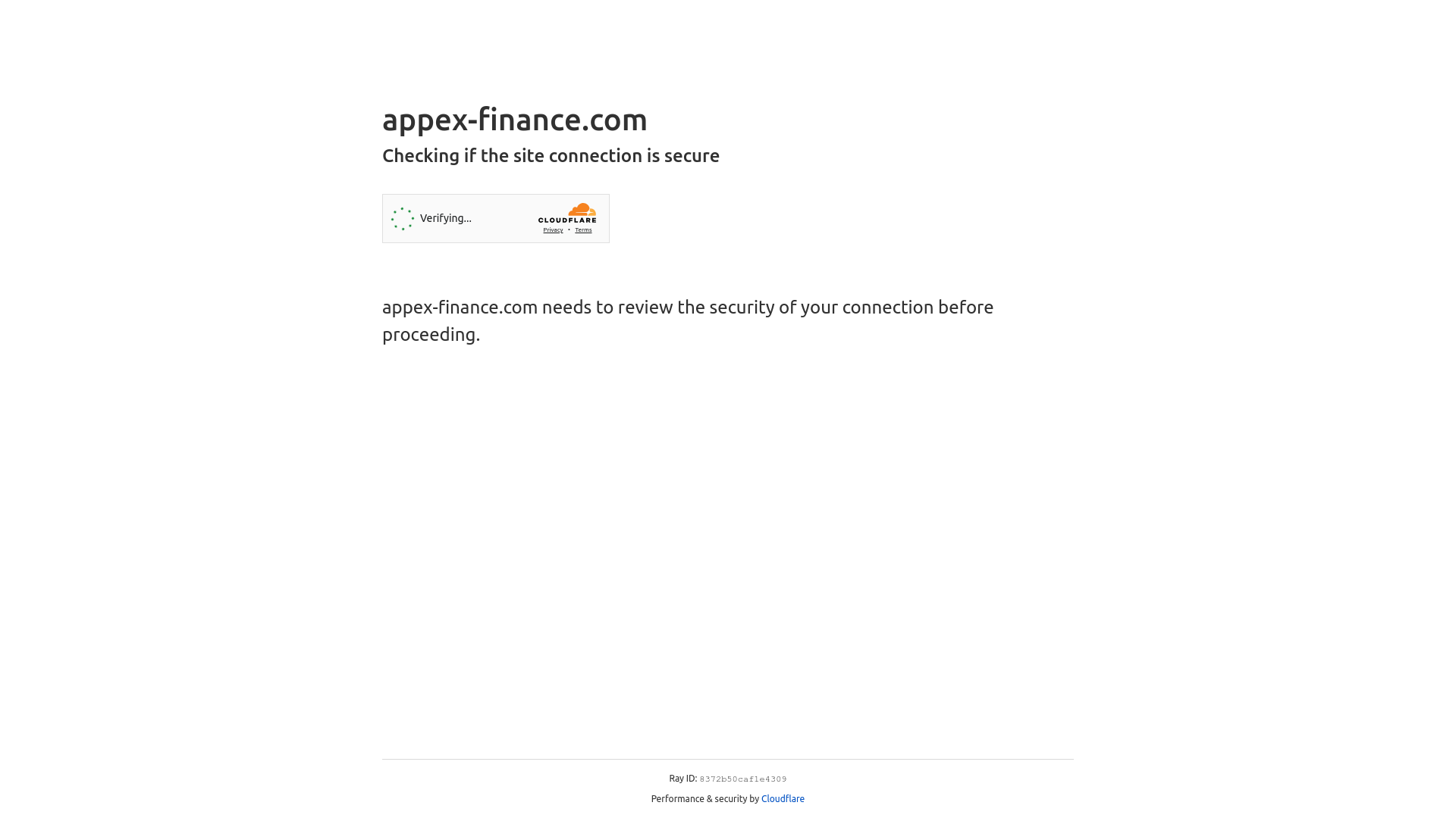 Appex Finance Website Screenshot