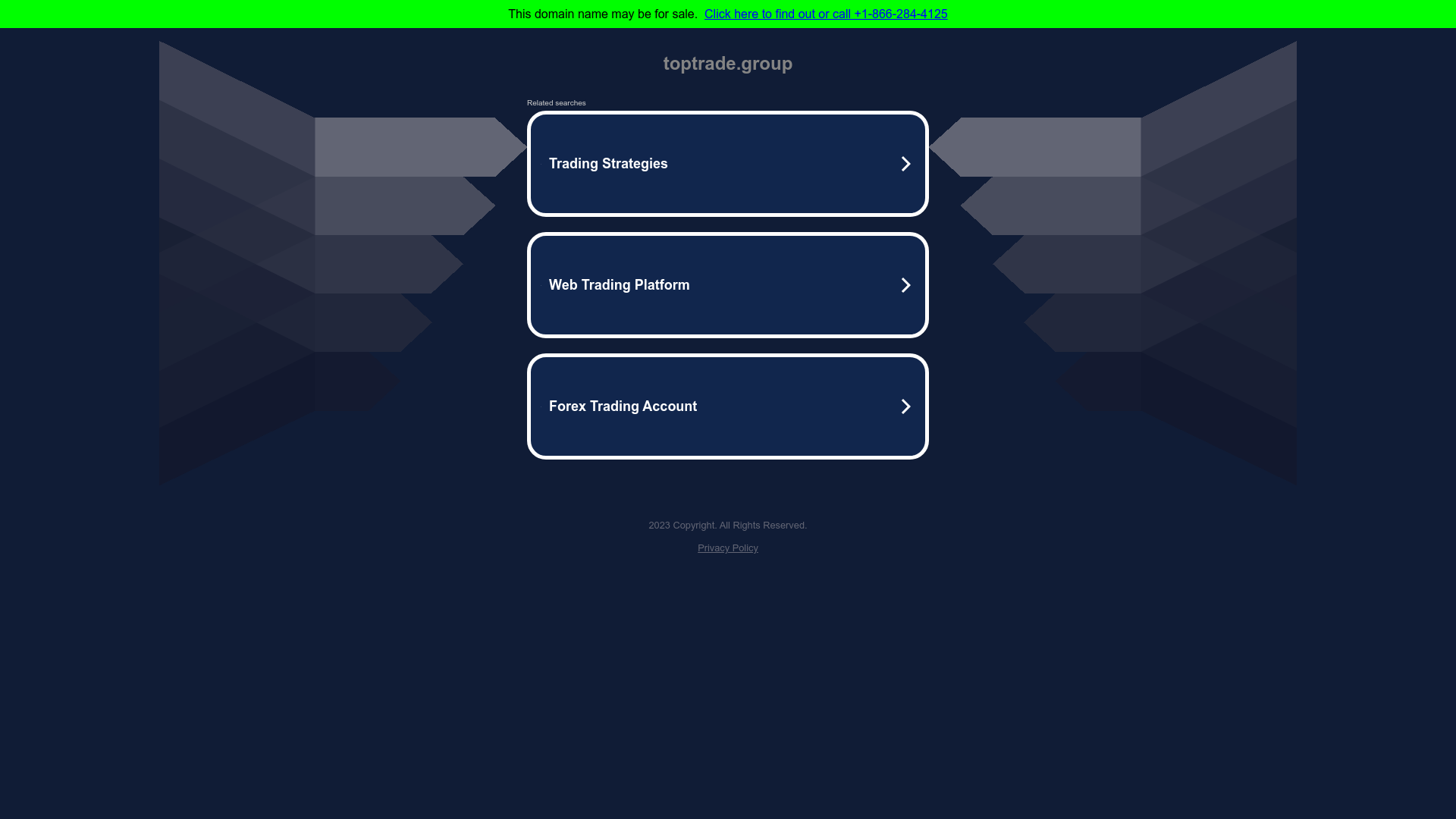 TopTrade Website Screenshot