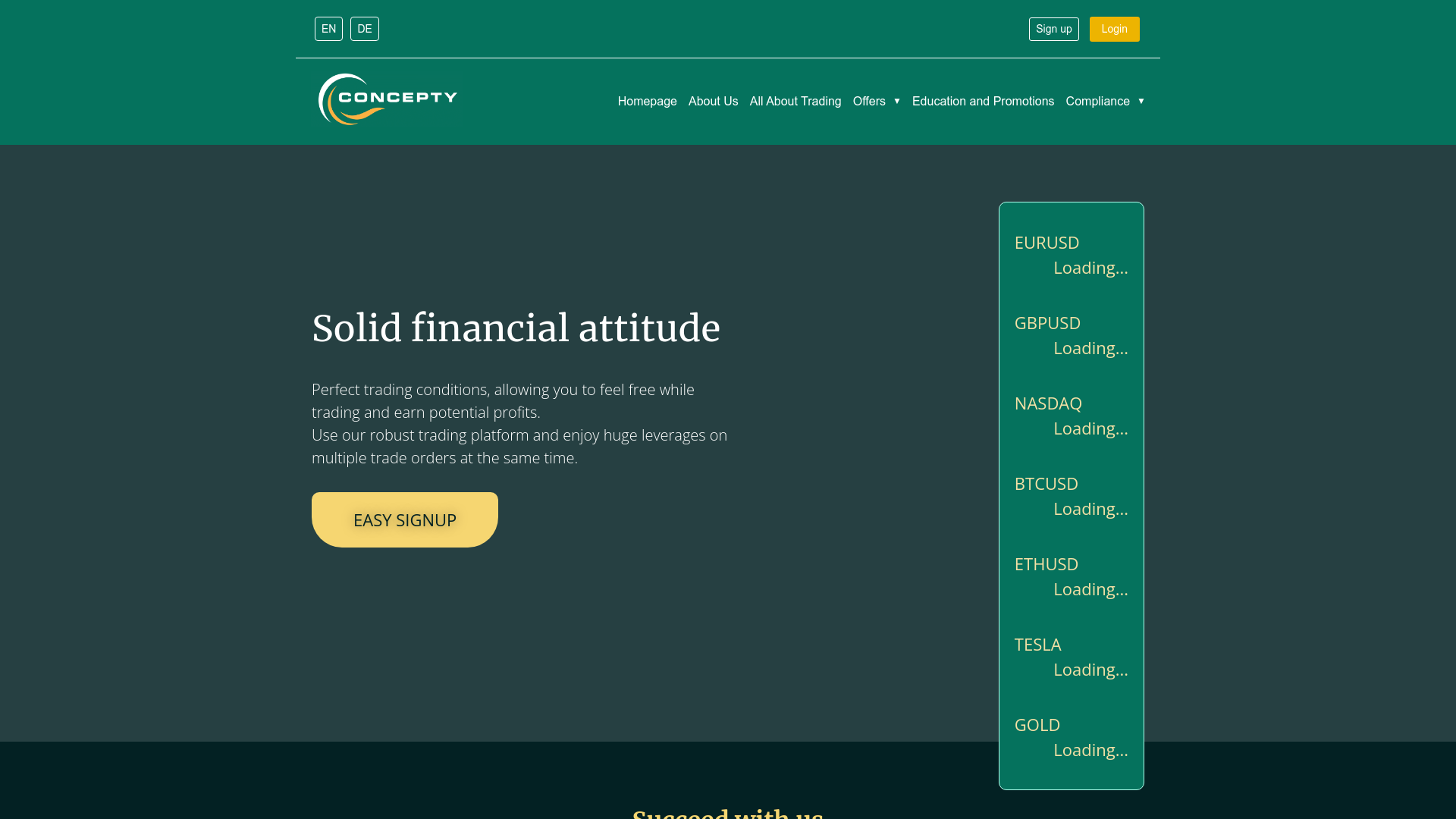 Concepty Website Screenshot