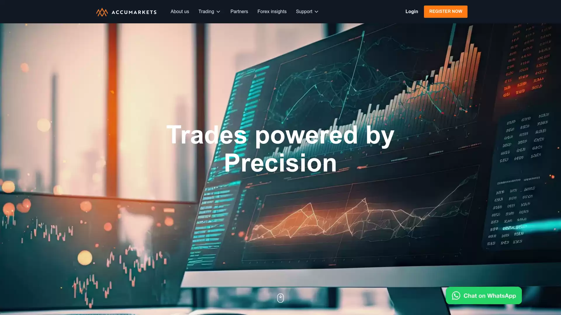 Accumarkets Website Screenshot