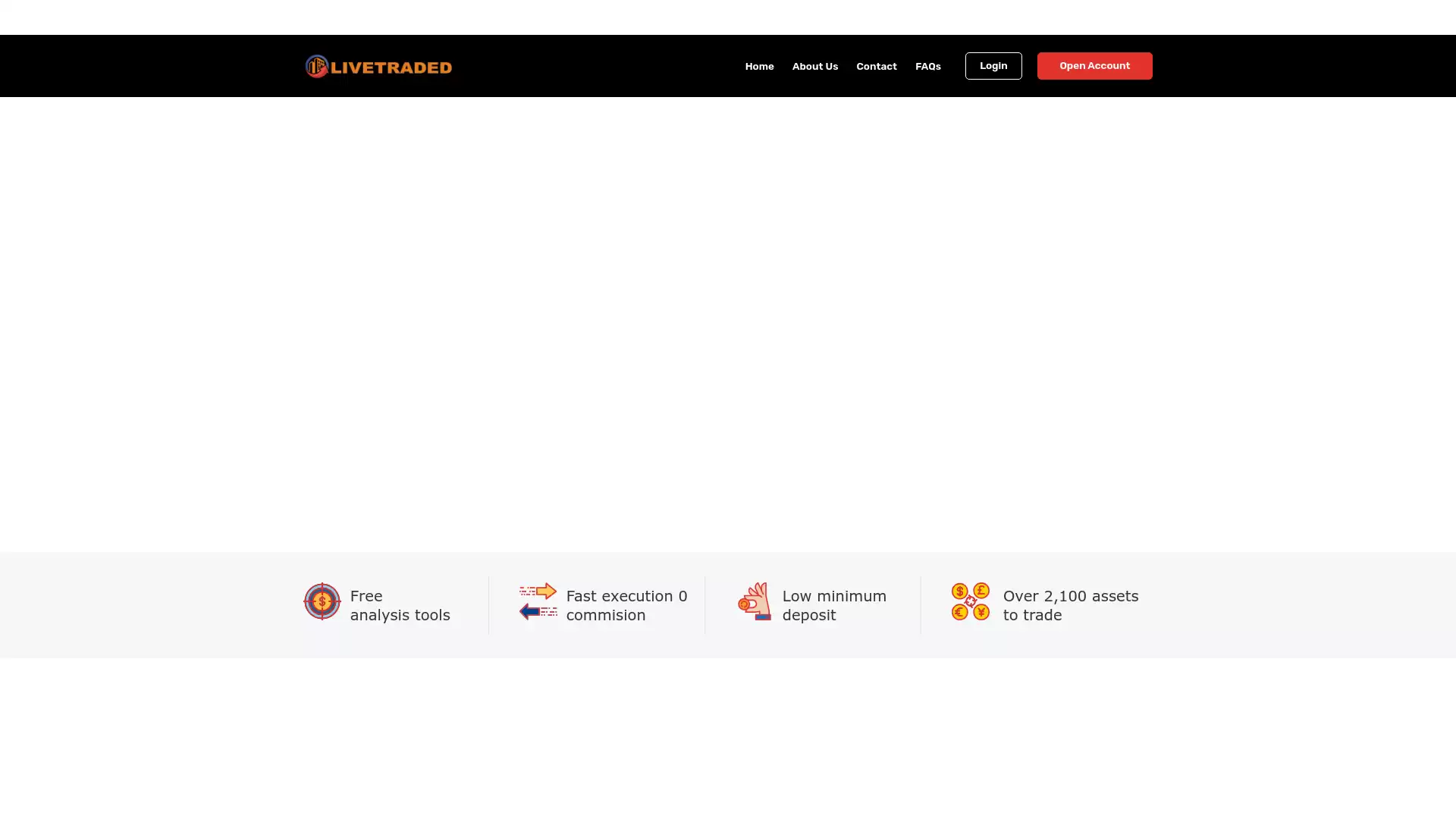 e tradefx Website Screenshot