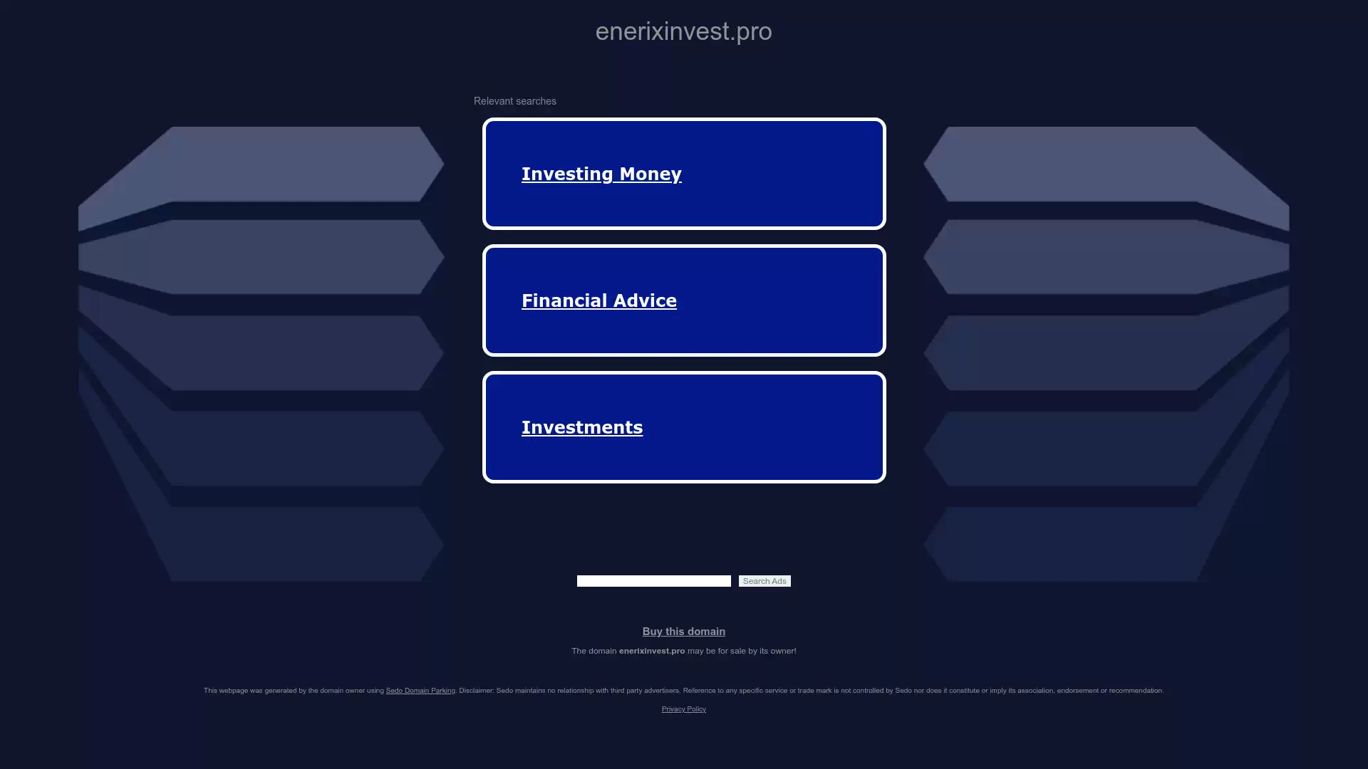 EnerixInvest Website Screenshot
