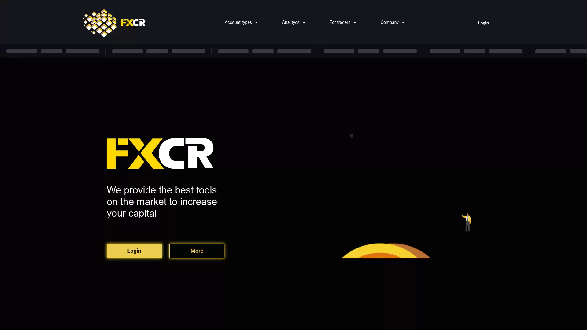 FXCR Website Screenshot
