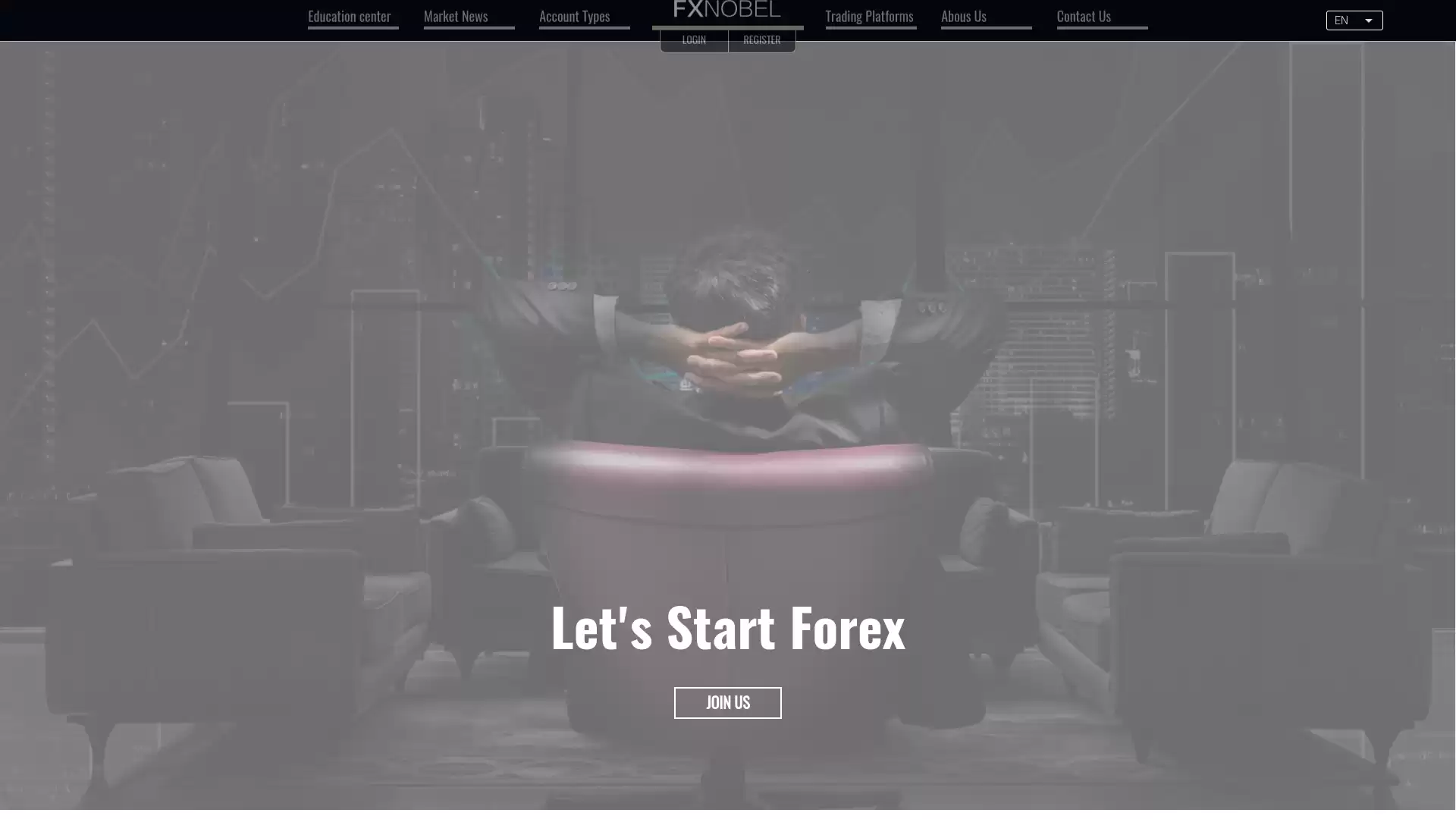 FXNOBEL Website Screenshot