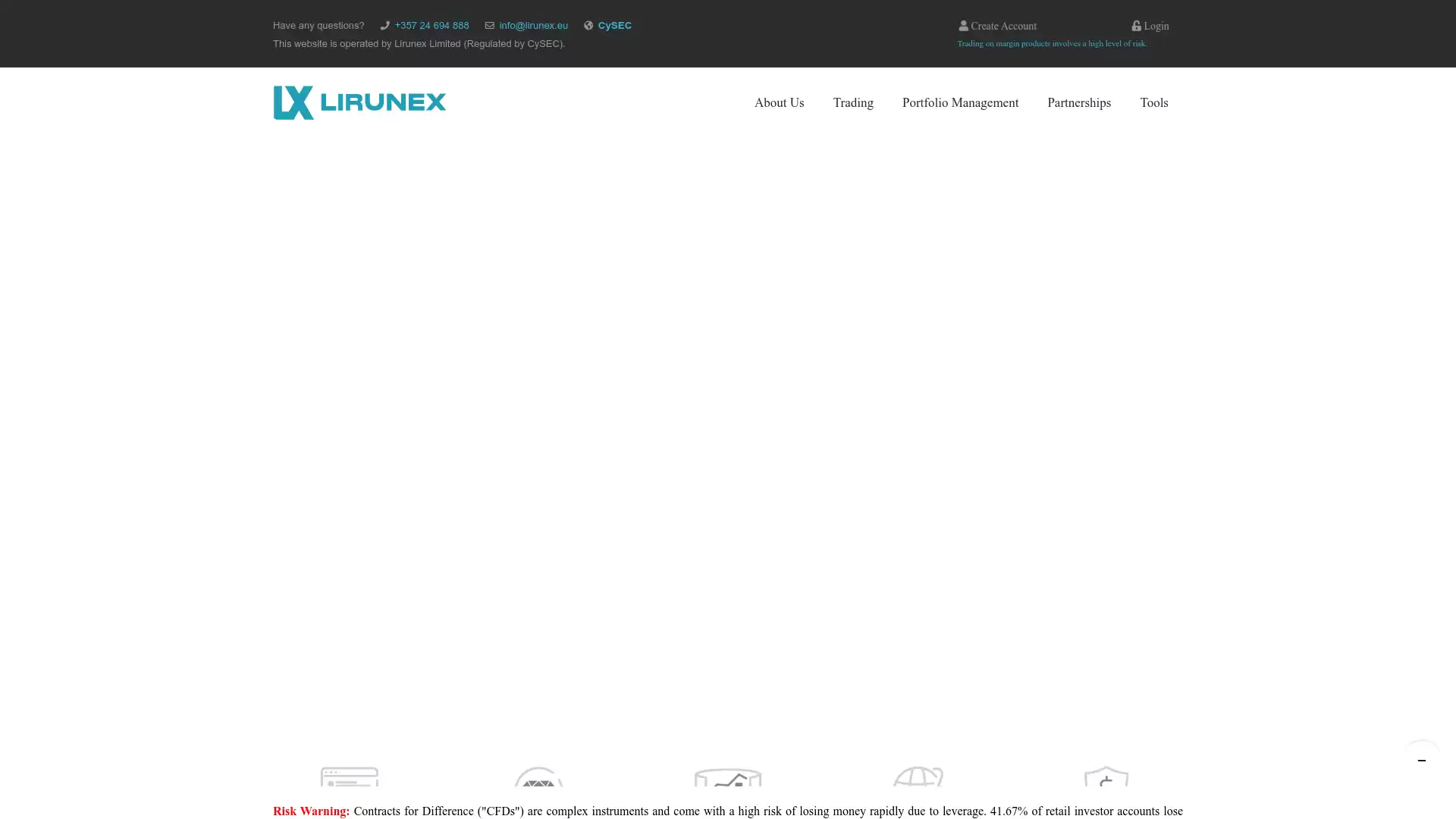 Lirunex Website Screenshot