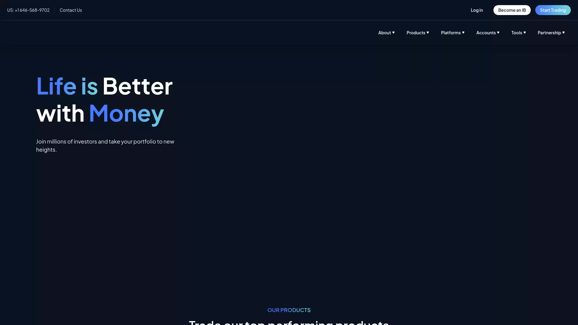 MultiBank Exchange Group Website Screenshot