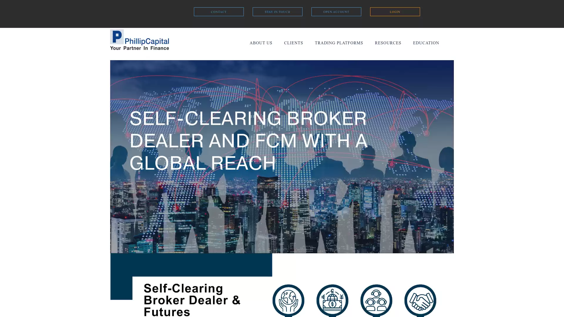 PhillipCapital Website Screenshot