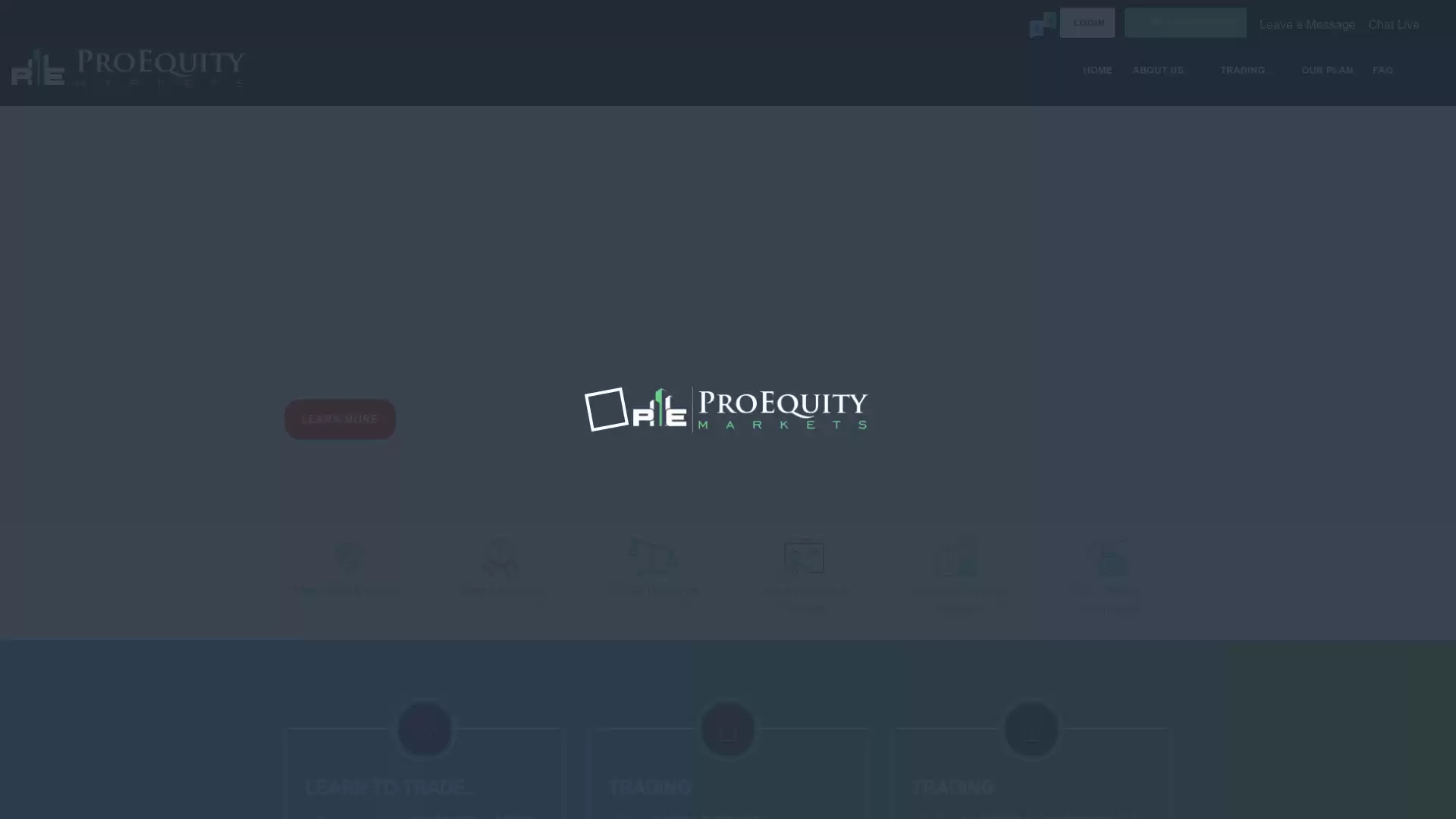 ProEquityMarkets Website Screenshot
