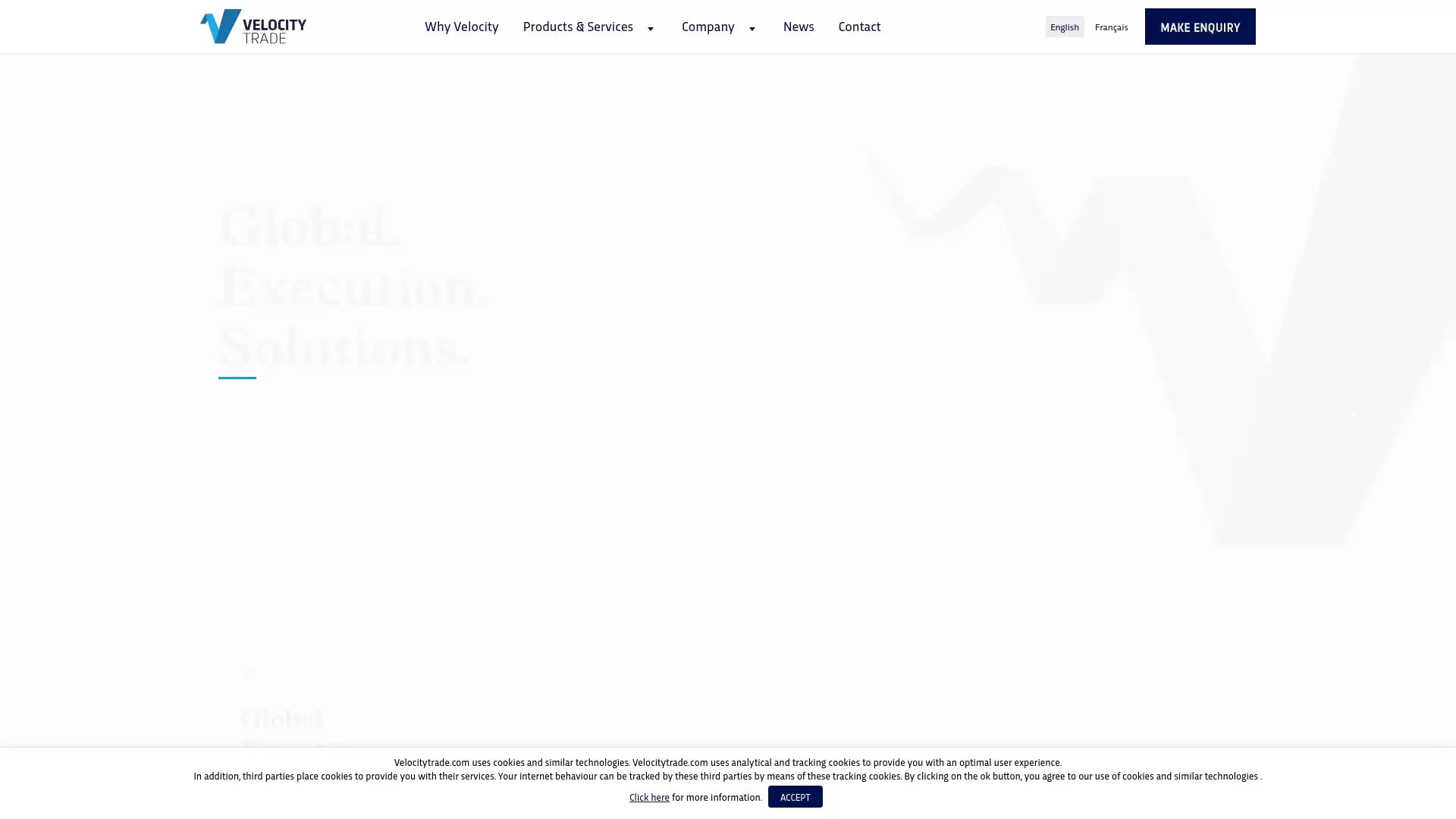 Velocity Trade Website Screenshot